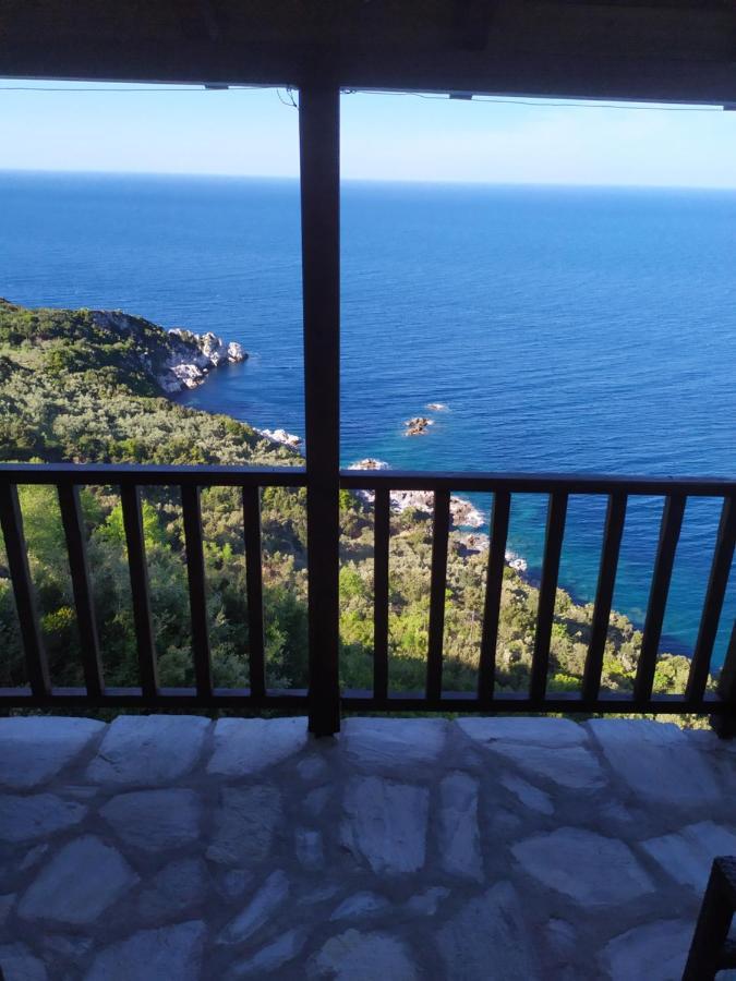Triple Studio Room With The Most Beatifull View In Mylopotamos Tsagarada Zewnętrze zdjęcie